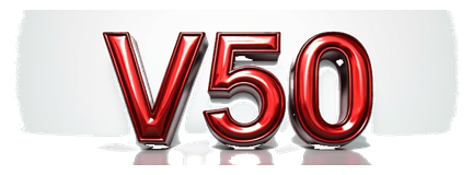 v 50 logo